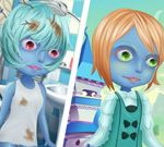 Очаровательная девочка-зомби