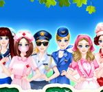 Одевание профессиональной девушки