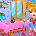Куколка: игра по уборке дома