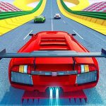 Автомобильный трюк с прыжком