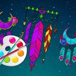 Раскраска Чудесный ловец снов
