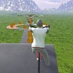 Экстремальные скоростные трюки на BMX