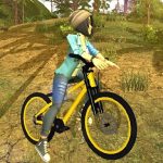 Пробные трюки на BMX по бездорожью