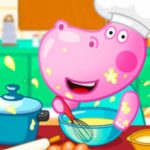 Кулинарная школа бегемотов: игра для девочек