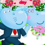 Свадебная вечеринка с бегемотами