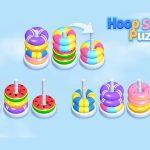3D-игра-головоломка с сортировкой стека обручей