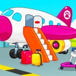 Детская приключенческая игра в аэропорту