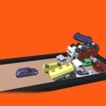 Матч авто 2048 игра 3d