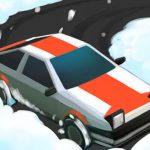 Снежный автомобильный дрифт и автомобильные гонки 2023
