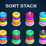 Игра «Сортировать стек по цвету»